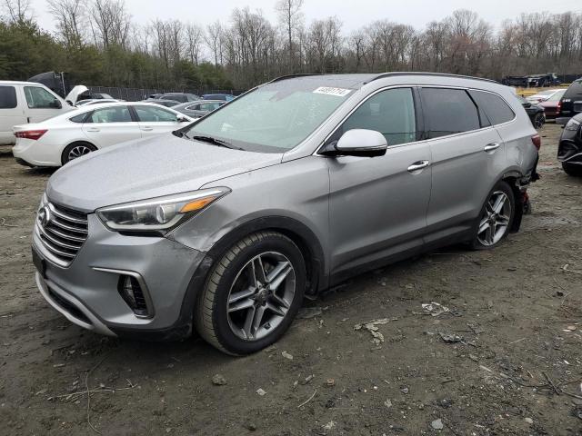 KM8SRDHF0HU221502 - 2017 HYUNDAI SANTA FE SE ULTIMATE SILVER photo 1