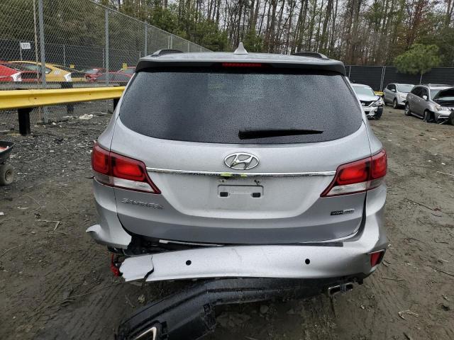 KM8SRDHF0HU221502 - 2017 HYUNDAI SANTA FE SE ULTIMATE SILVER photo 6