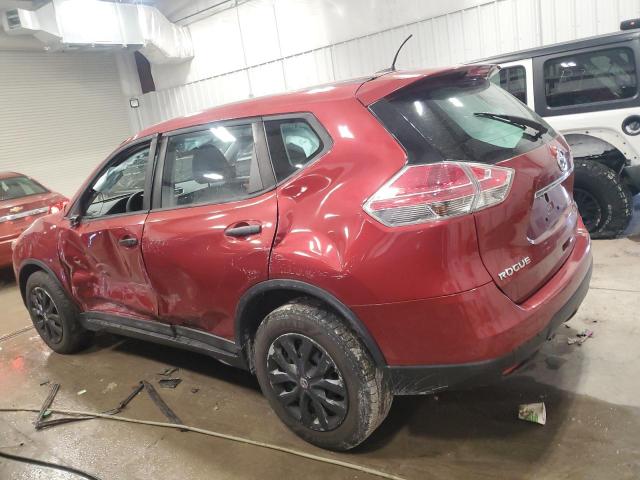 5N1AT2MV8GC747072 - 2016 NISSAN ROGUE S RED photo 2