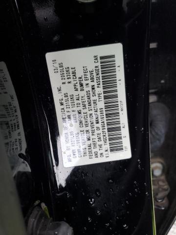 1HGCR2F98GA165899 - 2016 HONDA ACCORD EXL BLACK photo 12