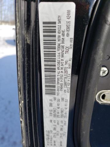 1C6RR7TT0LS129772 - 2020 RAM 1500 CLASS SLT შავი ფოტო 12