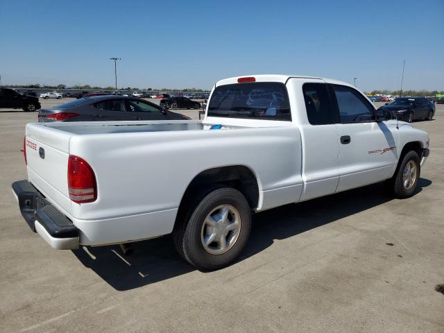 1B7GL22X2XS149293 - 1999 DODGE DAKOTA WHITE photo 3