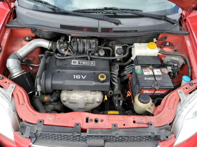 KL1TD56648B015697 - 2008 CHEVROLET AVEO BASE RED photo 11