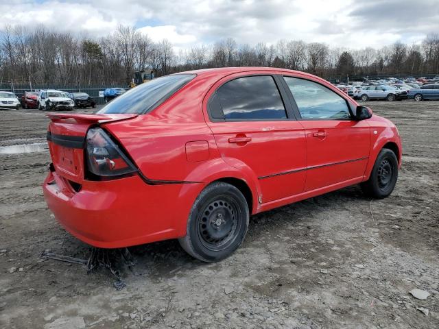 KL1TD56648B015697 - 2008 CHEVROLET AVEO BASE RED photo 3