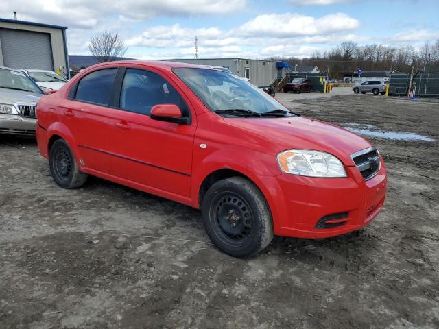 KL1TD56648B015697 - 2008 CHEVROLET AVEO BASE RED photo 4