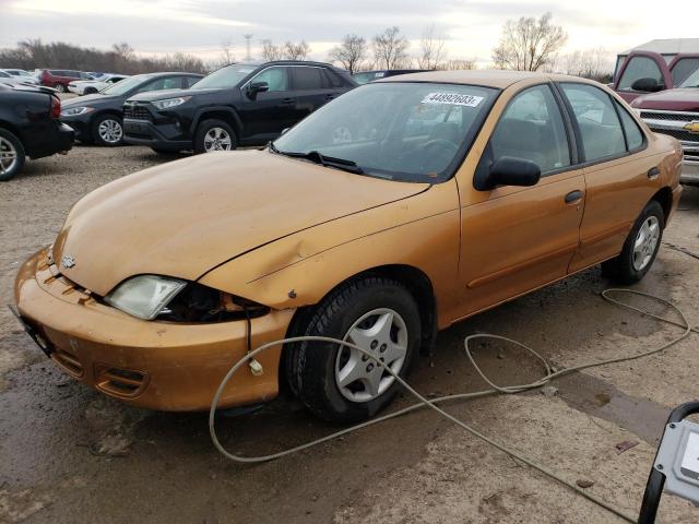 1G1JC524527258462 - 2002 CHEVROLET CAVALIER BASE GOLD photo 1