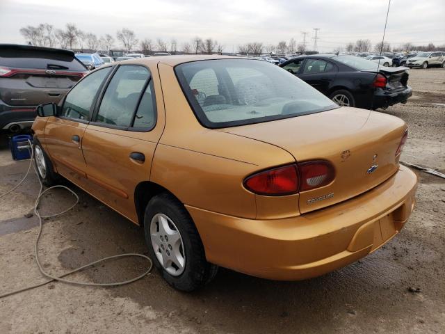 1G1JC524527258462 - 2002 CHEVROLET CAVALIER BASE GOLD photo 2