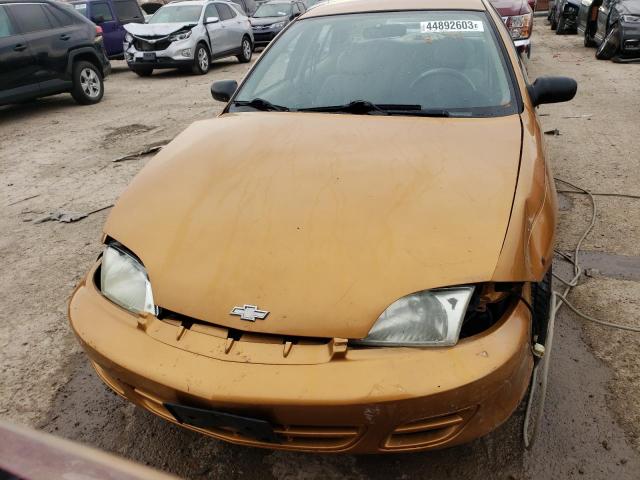 1G1JC524527258462 - 2002 CHEVROLET CAVALIER BASE GOLD photo 5