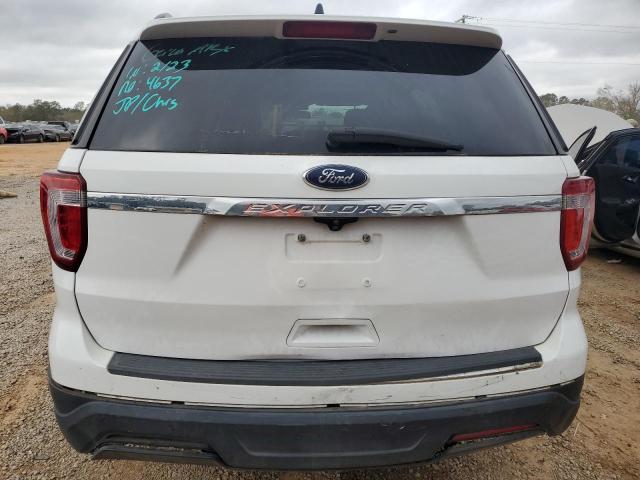 1FM5K7B84JGA51288 - 2018 FORD EXPLORER WHITE photo 6