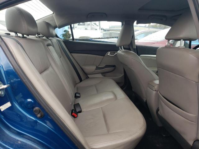 2HGFB2F95DH531316 - 2013 HONDA CIVIC EXL ლურჯი ფოტო 10