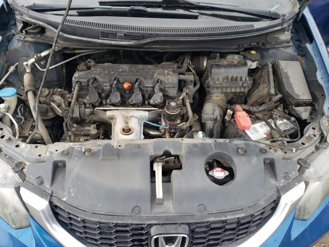 2HGFB2F95DH531316 - 2013 HONDA CIVIC EXL ლურჯი ფოტო 11