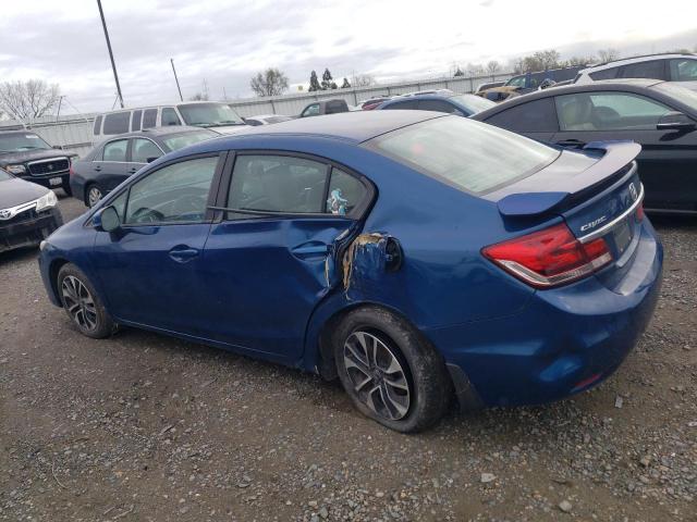 2HGFB2F95DH531316 - 2013 HONDA CIVIC EXL ლურჯი ფოტო 2