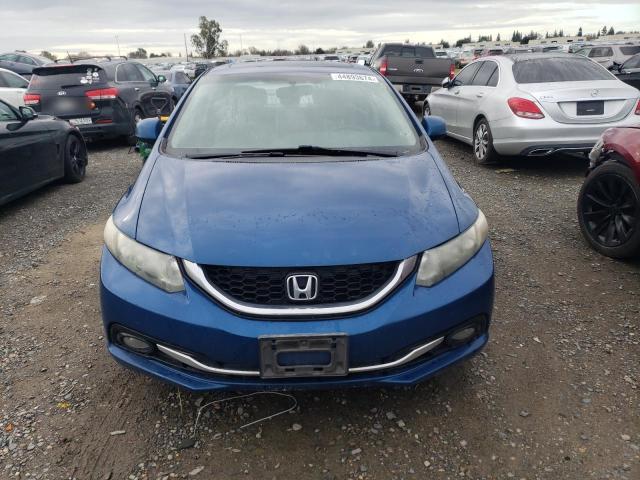 2HGFB2F95DH531316 - 2013 HONDA CIVIC EXL ლურჯი ფოტო 5