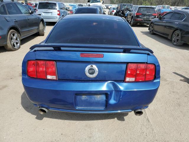 1ZVFT82H565125586 - 2006 FORD MUSTANG GT BLUE photo 6