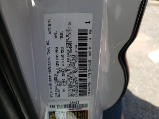 5TFRX5GN2HX077697 - 2017 TOYOTA TACOMA ACCESS CAB თეთრი ფოტო 13