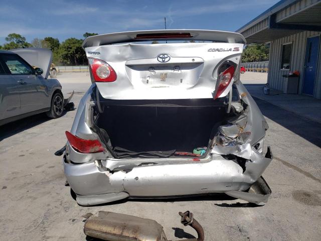 1NXBR32E66Z665572 - 2006 TOYOTA COROLLA CE SILVER photo 6