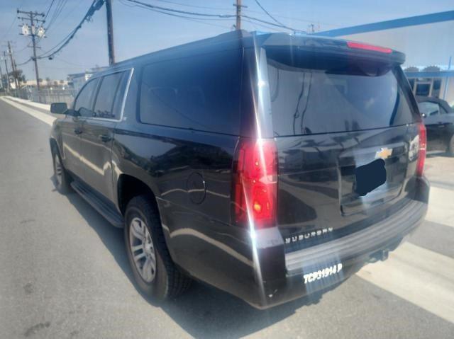 1GNSCHKC0GR413443 - 2016 CHEVROLET SUBURBAN C1500 LT BLACK photo 3