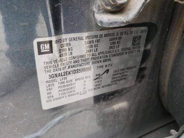 3GNAL2EK1DS598090 - 2013 CHEVROLET CAPTIVA LS 绿色 照片 13