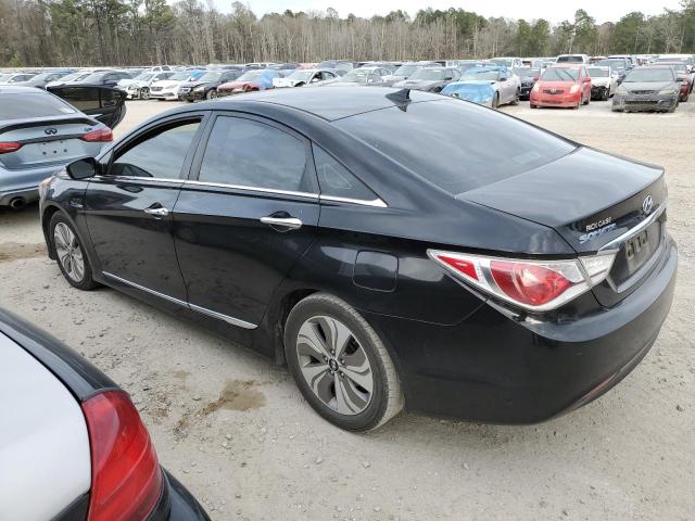 KMHEC4A48DA090161 - 2013 HYUNDAI SONATA HYBRID BLACK photo 2