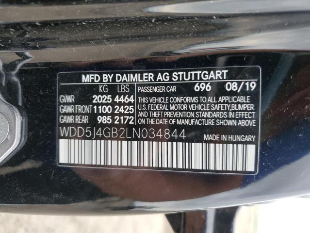 WDD5J4GB2LN034844 - 2020 MERCEDES-BENZ CLA 250 BLACK photo 13