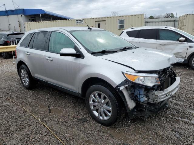 2FMDK3JC5EBB10324 - 2014 FORD EDGE SEL SILVER photo 4