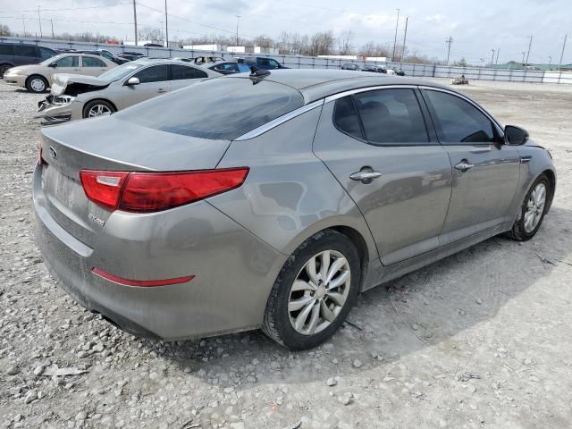 5XXGN4A70FG373856 - 2015 KIA OPTIMA EX GRAY photo 3