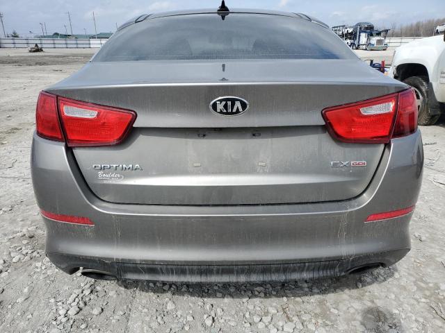 5XXGN4A70FG373856 - 2015 KIA OPTIMA EX GRAY photo 6