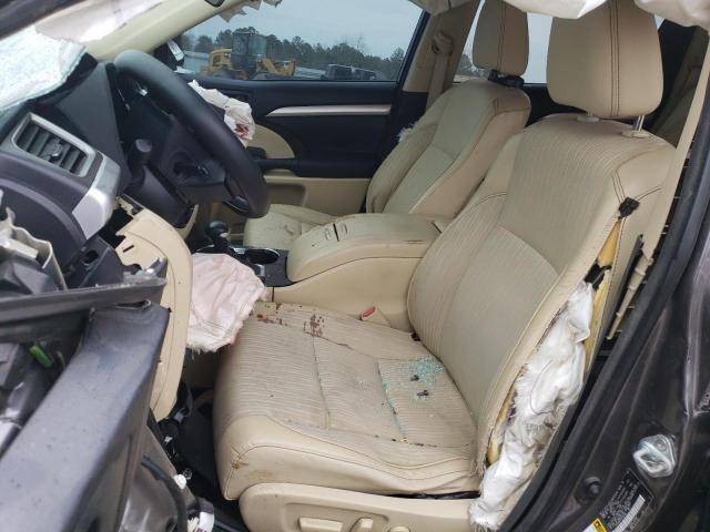 5TDZKRFH1FS042282 - 2015 TOYOTA HIGHLANDER LE GRAY photo 7