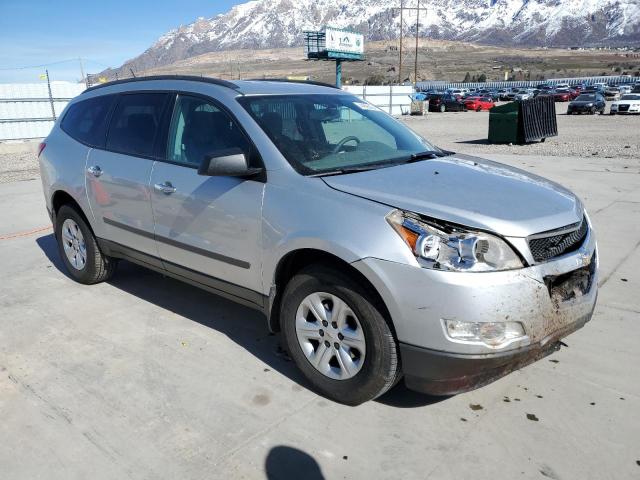 1GNKREED4BJ273387 - 2011 CHEVROLET TRAVERSE LS SILVER photo 4