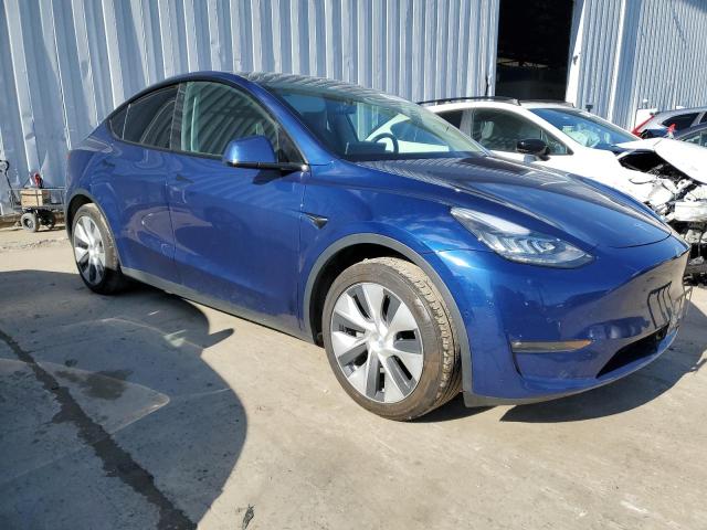 5YJYGDEE1MF265205 - 2021 TESLA MODEL Y BLUE photo 4