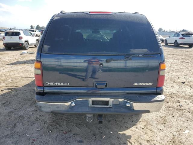 1GNEK13T21J133387 - 2001 CHEVROLET TAHOE K1500 BLUE photo 6