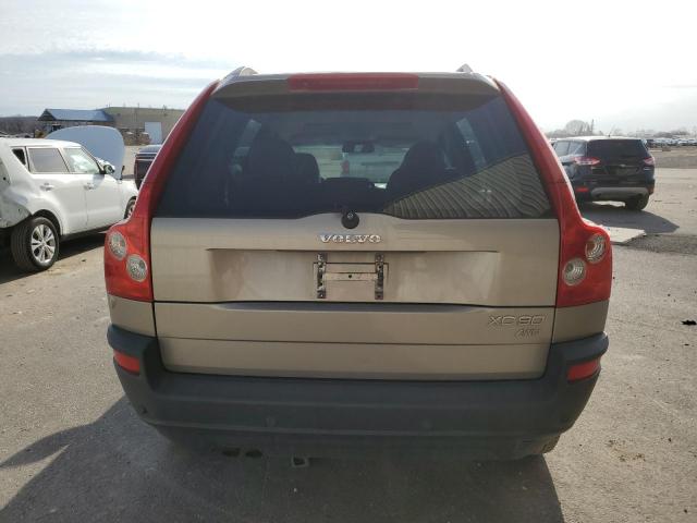 YV1CM59H341033530 - 2004 VOLVO XC90 TAN photo 6