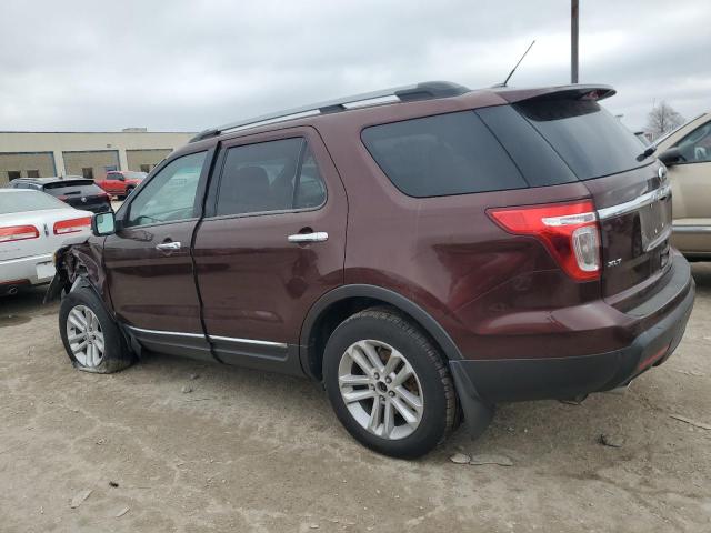 1FMHK8D82CGA97009 - 2012 FORD EXPLORER XLT BURGUNDY photo 2