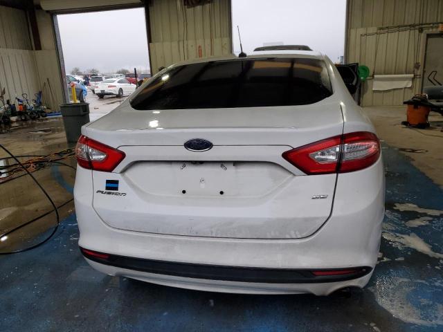 3FA6P0H73FR261550 - 2015 FORD FUSION SE WHITE photo 6