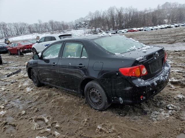 JTDBL40E899020797 - 2009 TOYOTA COROLLA BASE BLACK photo 2