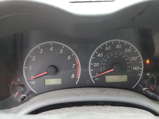 JTDBL40E899020797 - 2009 TOYOTA COROLLA BASE BLACK photo 9