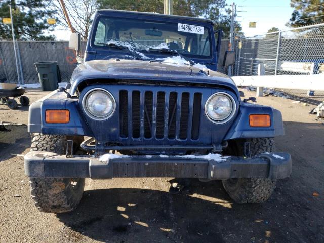 1J4FA49S5YP731703 - 2000 JEEP WRANGLER / SPORT BLUE photo 5