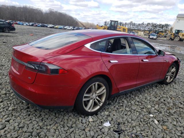 5YJSA1H15EFP61740 - 2014 TESLA MODEL S წითელი ფოტო 3