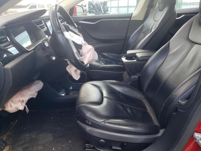 5YJSA1H15EFP61740 - 2014 TESLA MODEL S წითელი ფოტო 7