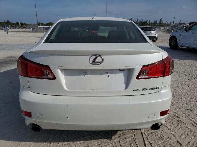 JTHCF5C20C2035733 - 2012 LEXUS IS 250 WHITE photo 6