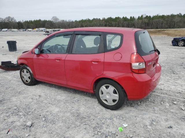 JHMGD37458S061792 - 2008 HONDA FIT RED photo 2