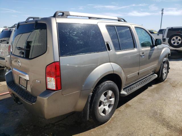 5N1AR18U45C739591 - 2005 NISSAN PATHFINDER LE BEIGE photo 3