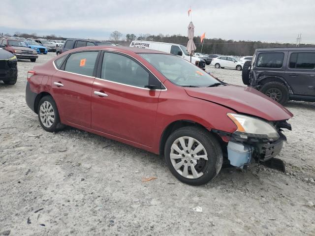 3N1AB7AP9EY242451 - 2014 NISSAN SENTRA S MAROON photo 4