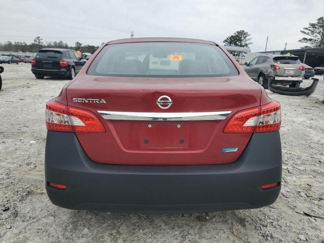 3N1AB7AP9EY242451 - 2014 NISSAN SENTRA S MAROON photo 6