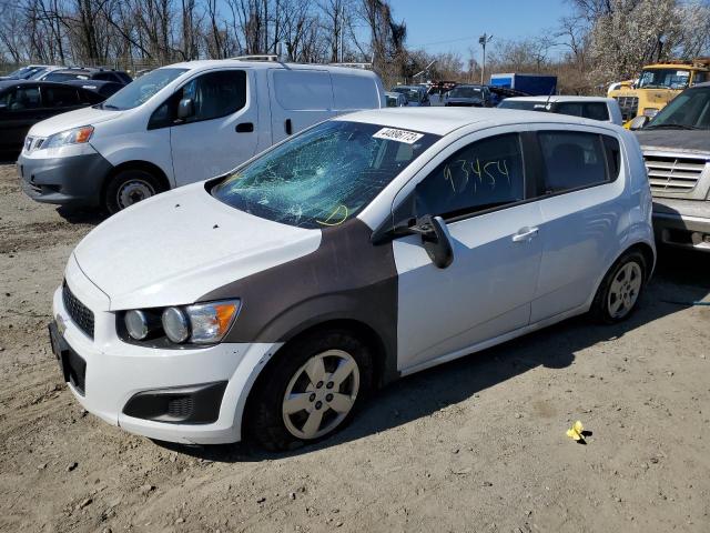 1G1JA6SG1G4170734 - 2016 CHEVROLET SONIC LS WHITE photo 1