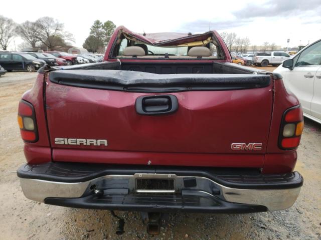 1GTEK19T14Z228657 - 2004 GMC NEW SIERRA K1500 BURGUNDY photo 6