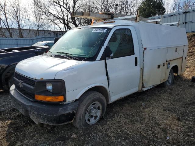 1GB0G2CGXD1115144 - 2013 CHEVROLET EXPRESS G3 WHITE photo 1