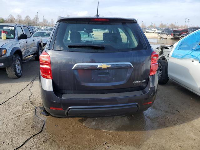 2GNALBEK6G6109847 - 2016 CHEVROLET EQUINOX LS CHARCOAL photo 6