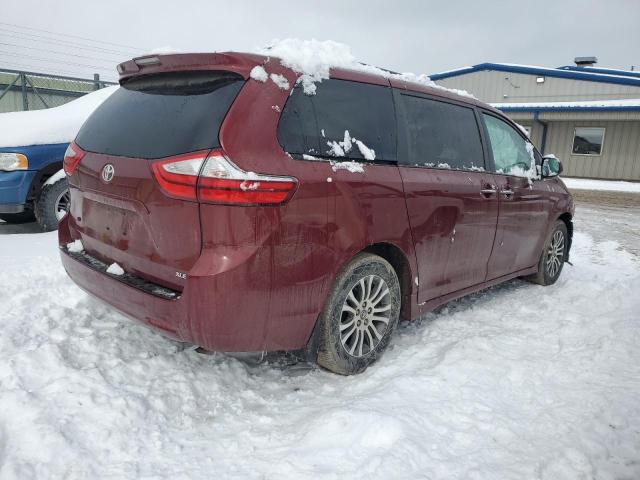 5TDYZ3DC2JS958246 - 2018 TOYOTA SIENNA XLE RED photo 3