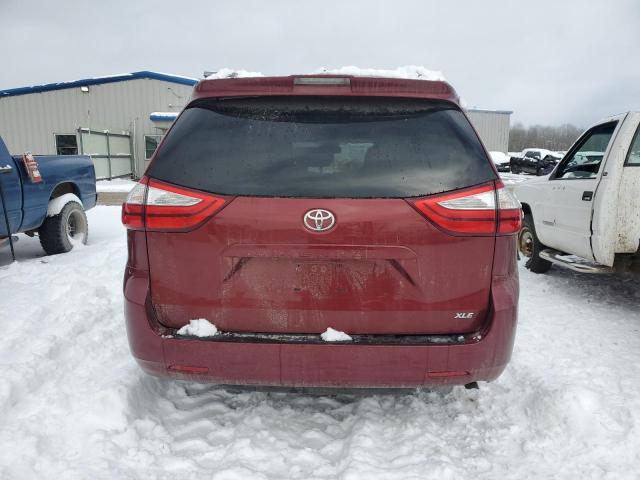 5TDYZ3DC2JS958246 - 2018 TOYOTA SIENNA XLE RED photo 6